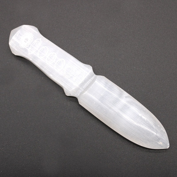 Selenite Ritual Knife - Chakra | Auro & Co