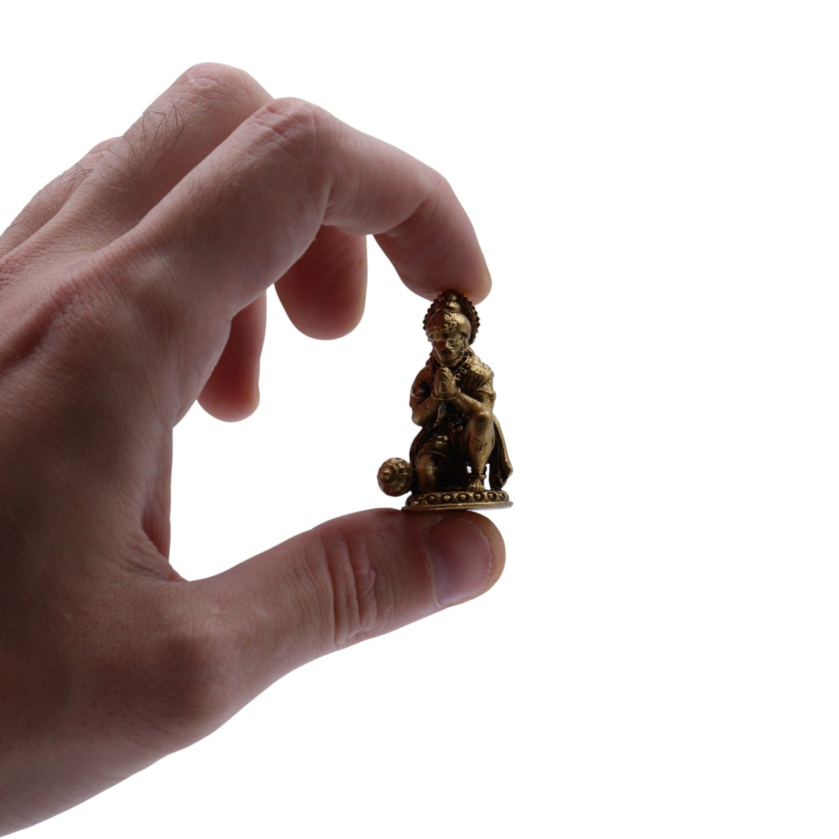 Hanuman Brass Miniature Figure, 4cm