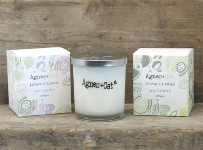 Agnes + Cat Votive Candle - Tea and Roses – lifestyle shot