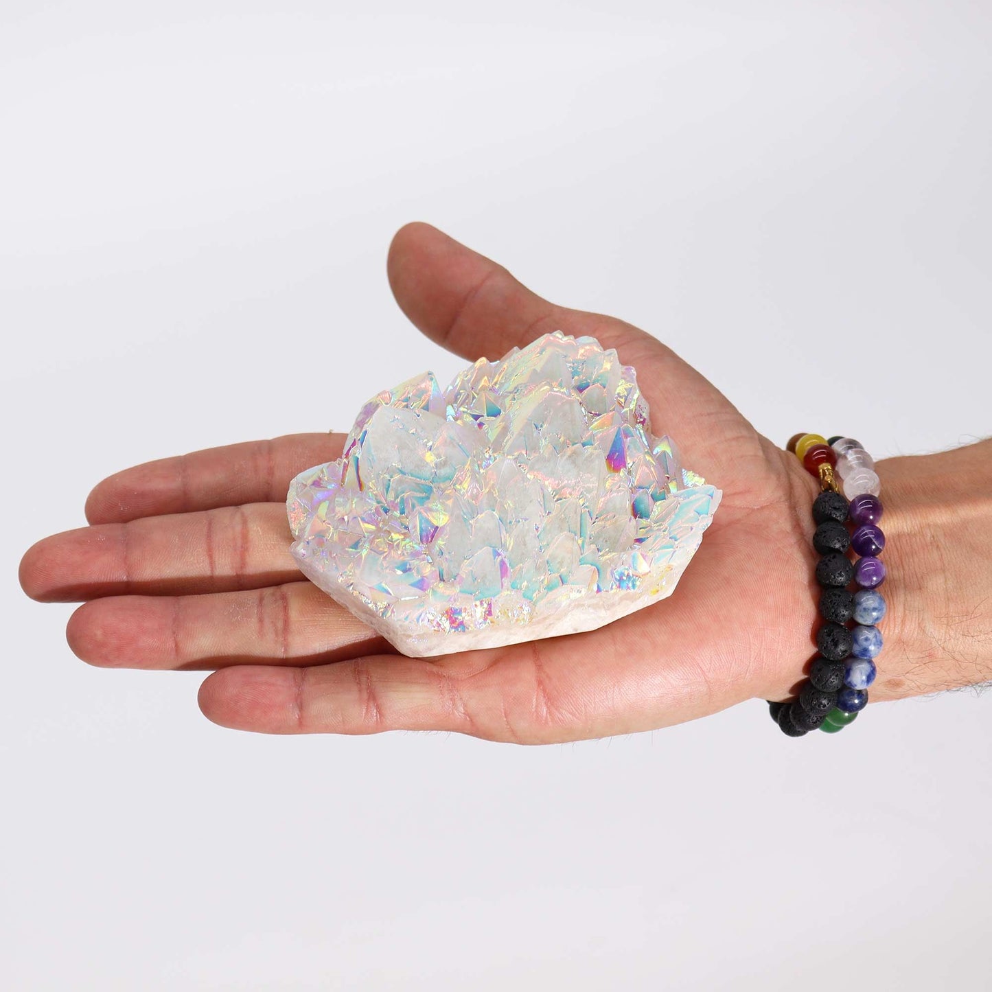 Lrg Enhanced Quartz - Aura Angel Quartz – packaging