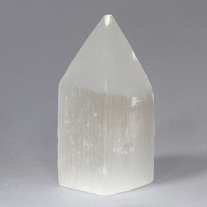 Selenite Pencil Point Tower - 10 cm | Auro & Co