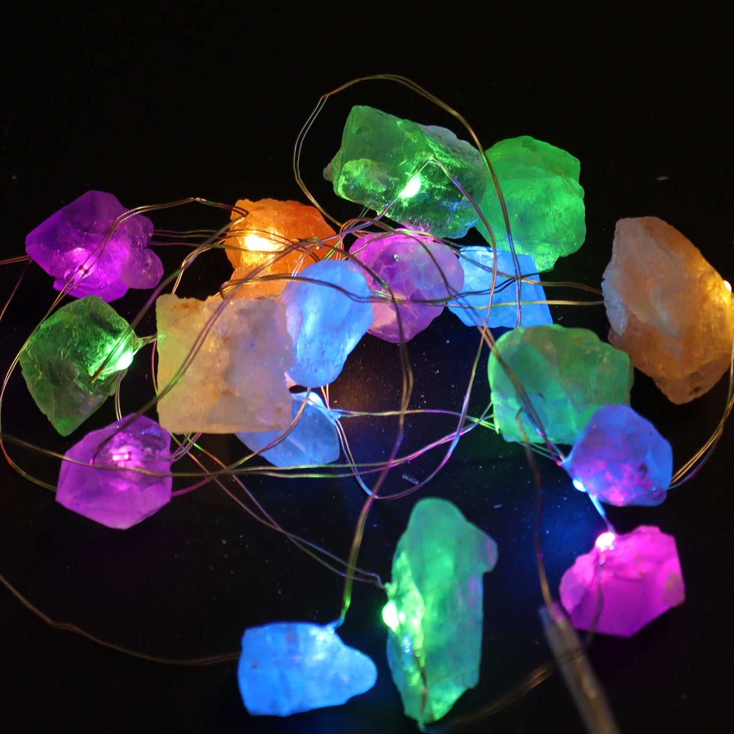 Gemstone Enchantment Lights - Mixed Rocks – packaging