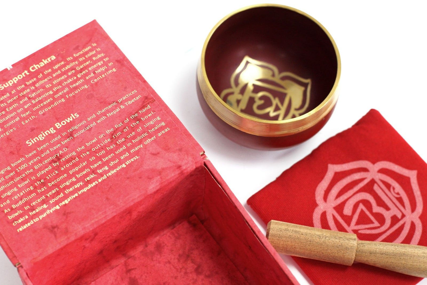 Chakra Singing Bowl - Root – detail view