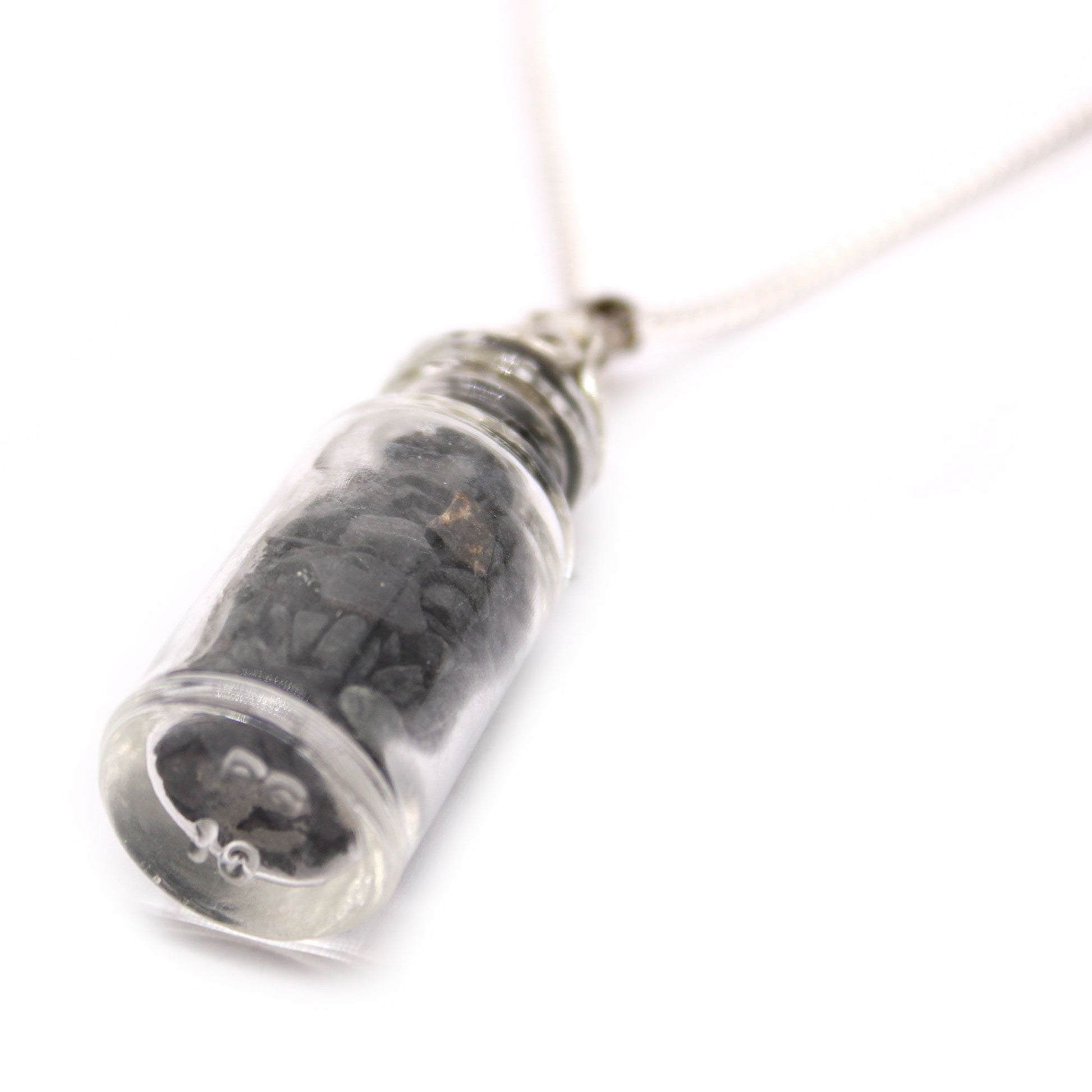 Bottled Gemstones Necklace - Black Onyx – lifestyle shot