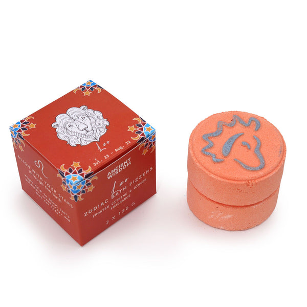 Ritual Set – Leo Zodiac Crystal Fizzer Duo | Auro & Co