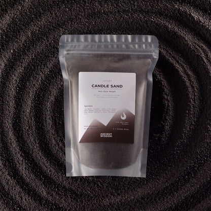 Spirited Candle Sand - Black, 300g