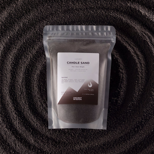 Spirited Candle Sand - Black, 300g