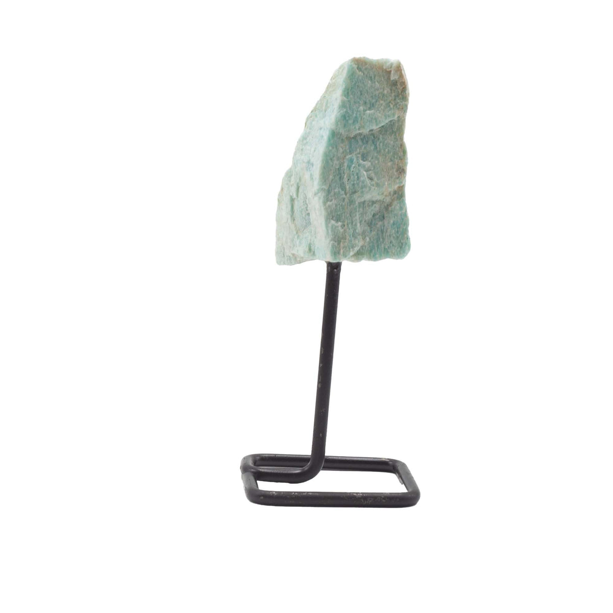 Amazonite Mineral Specimen on Stand