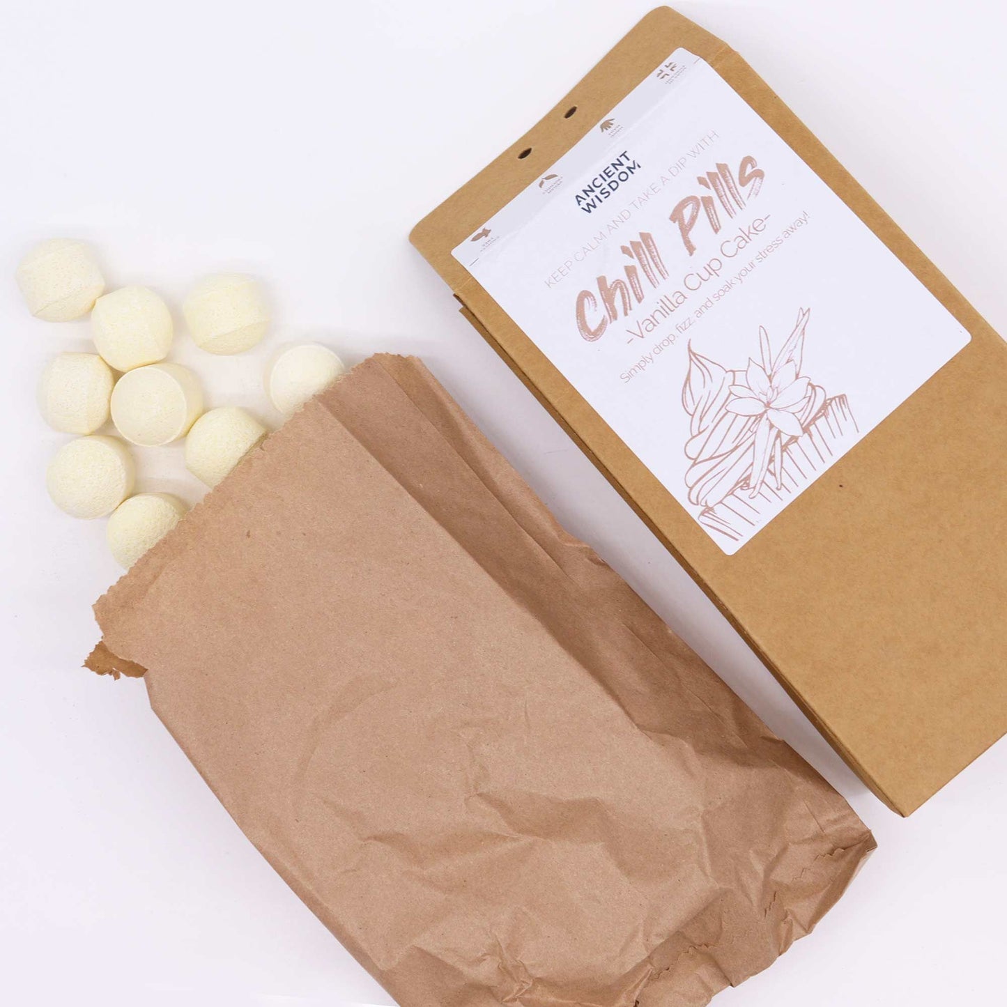 Chill Pills Gift Pack 350g - Vanilla Cup Cake – detail view
