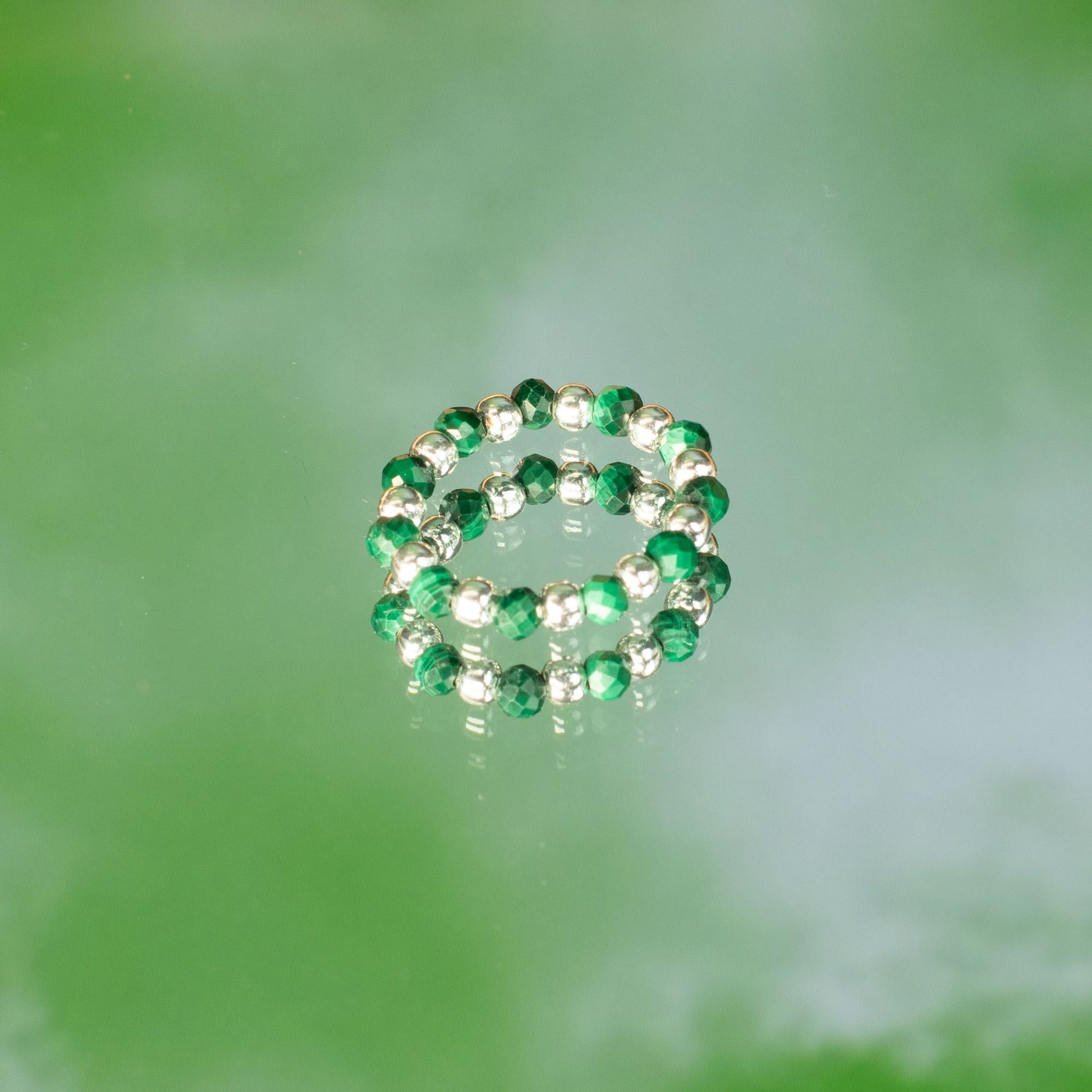 Nymph Spirit Gemstone Ring Set - Forest Spirit – lifestyle shot