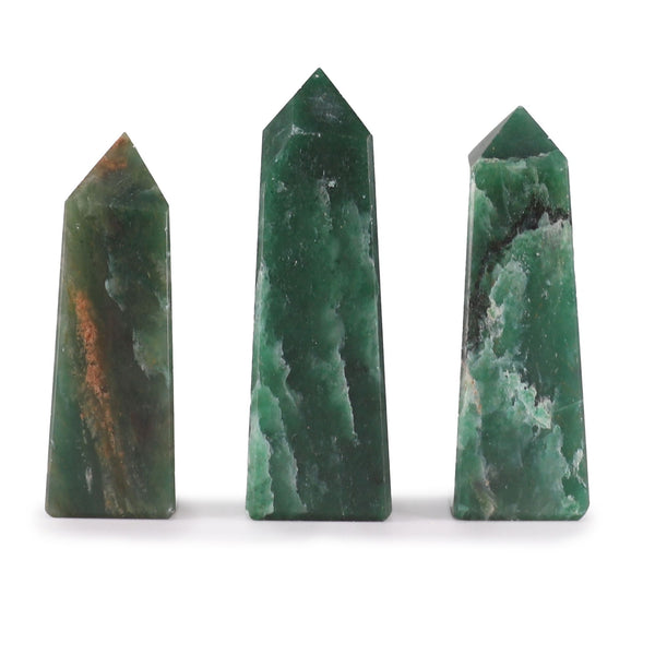 Gemstone Obelisk Point approx 5cm - Indian Jade | Auro & Co