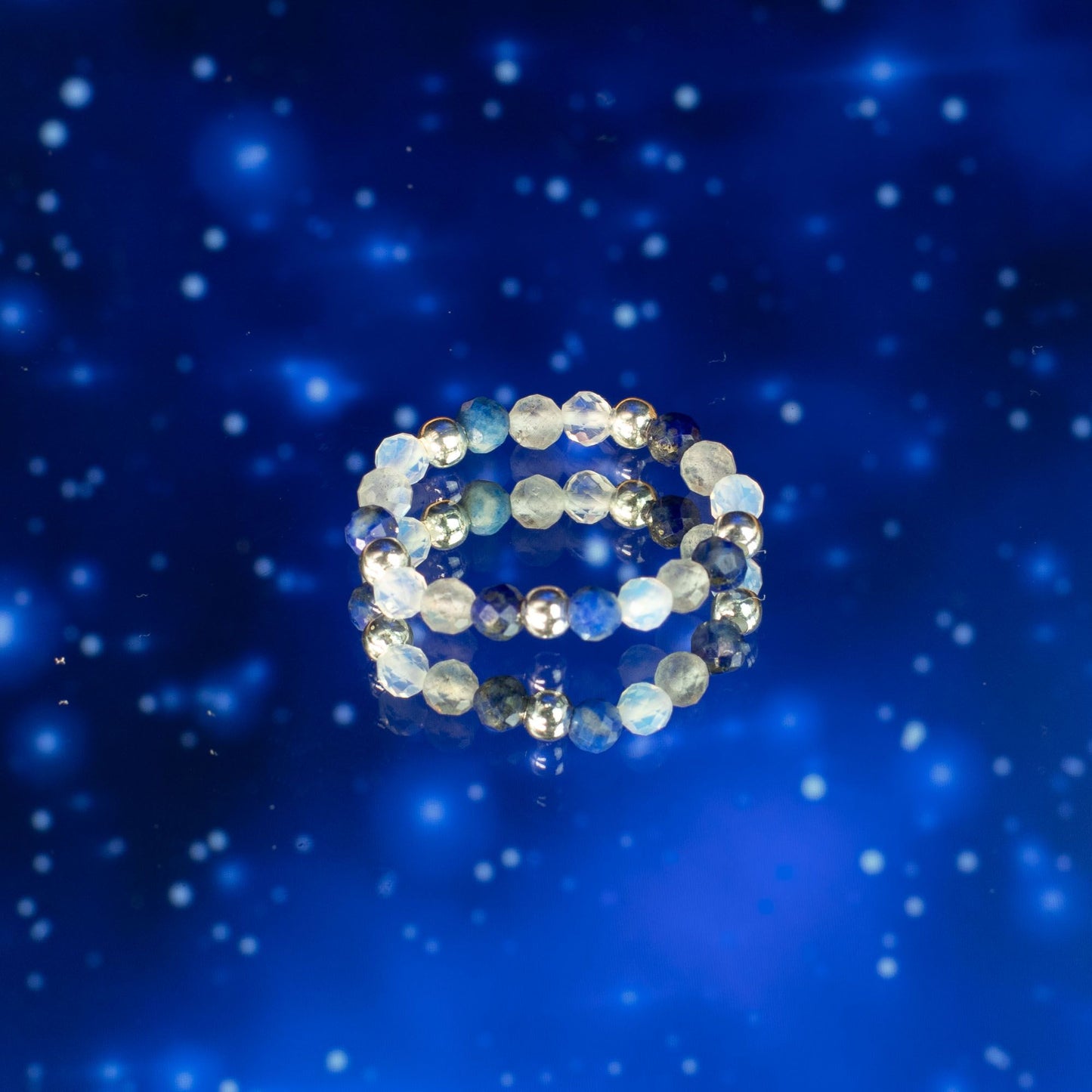 Nymph Spirit Gemstone Ring Set - Northern Lights – product image 7