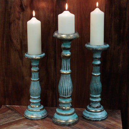 Small Candle Stand - Turquois Gold – packaging