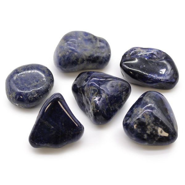 Large African Tumble Stones - Sodalite - Pure Blue | Auro & Co