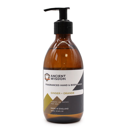 Ginger & Orange Hand & Body Wash  300ml | Auro & Co