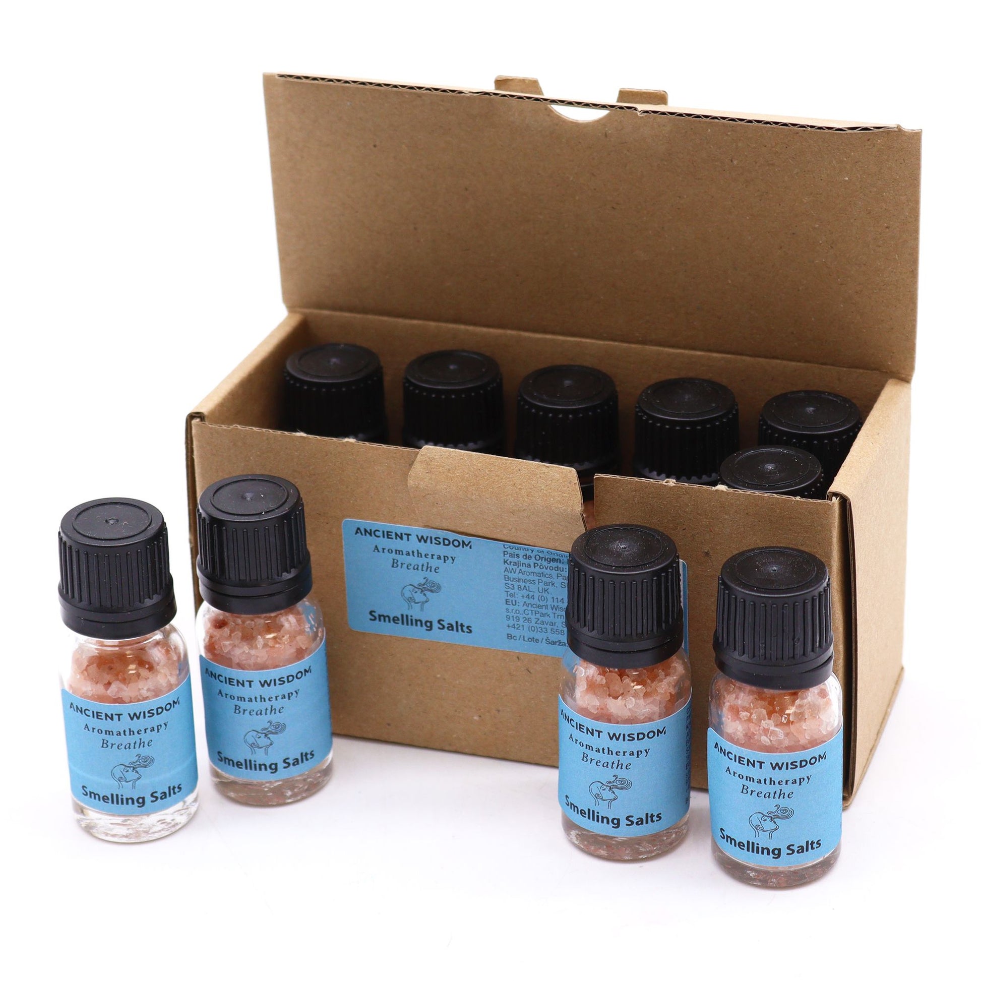 Breathe Aromatherapy Smelling Salt – detail view
