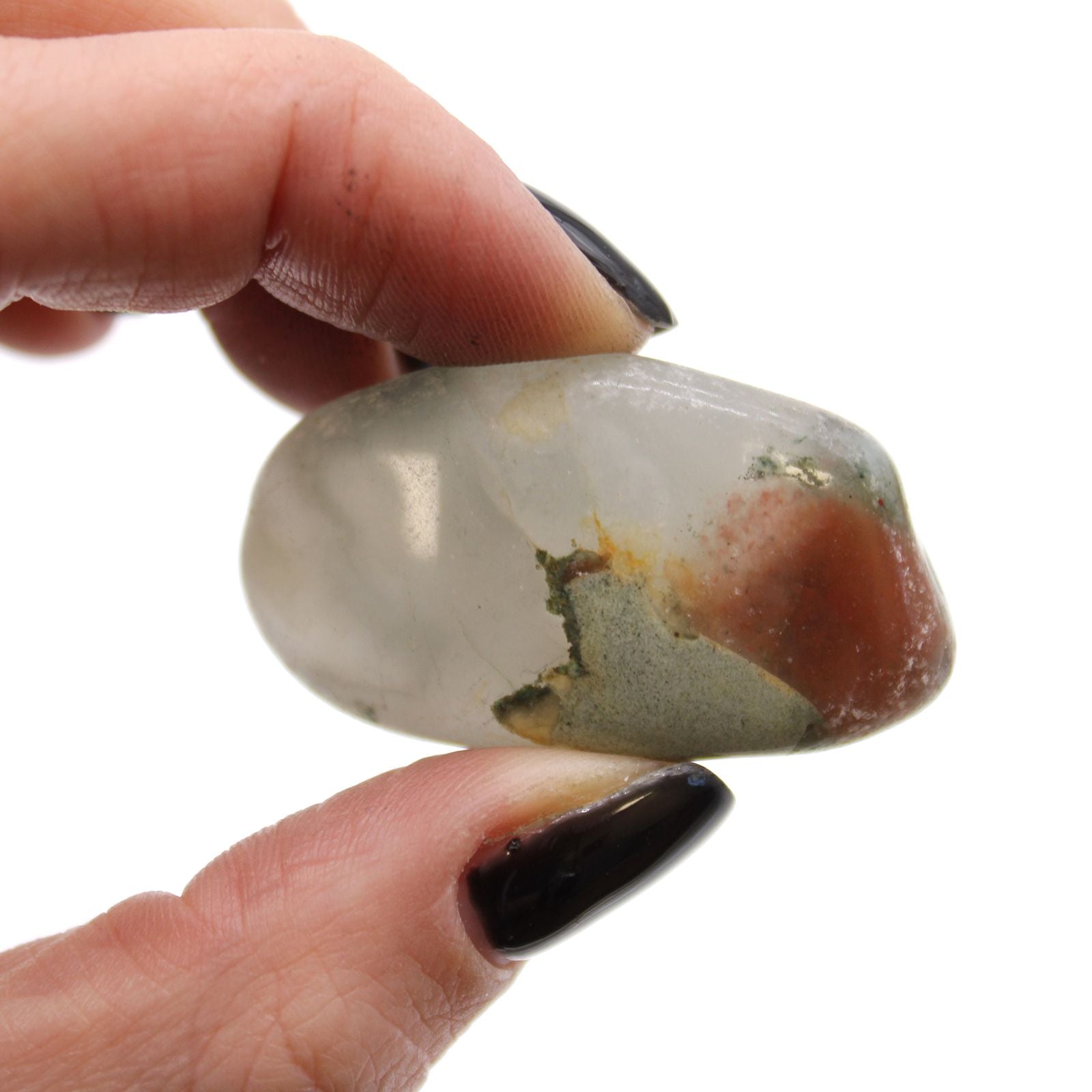 Medium African Tumble Stones - Bloodstone - Sephtonite – detail view