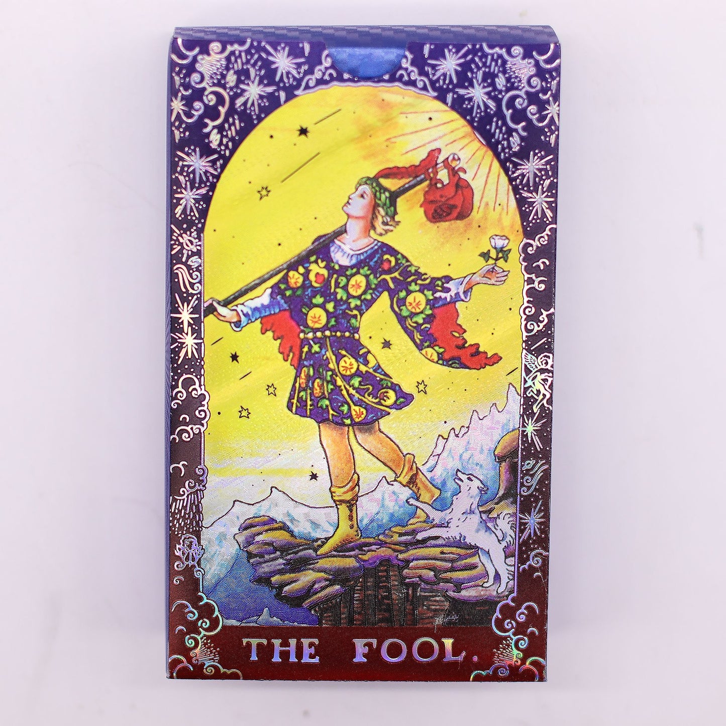 Blue Foil Tarot Card Set - Mandala - with booklet – lifestyle shot