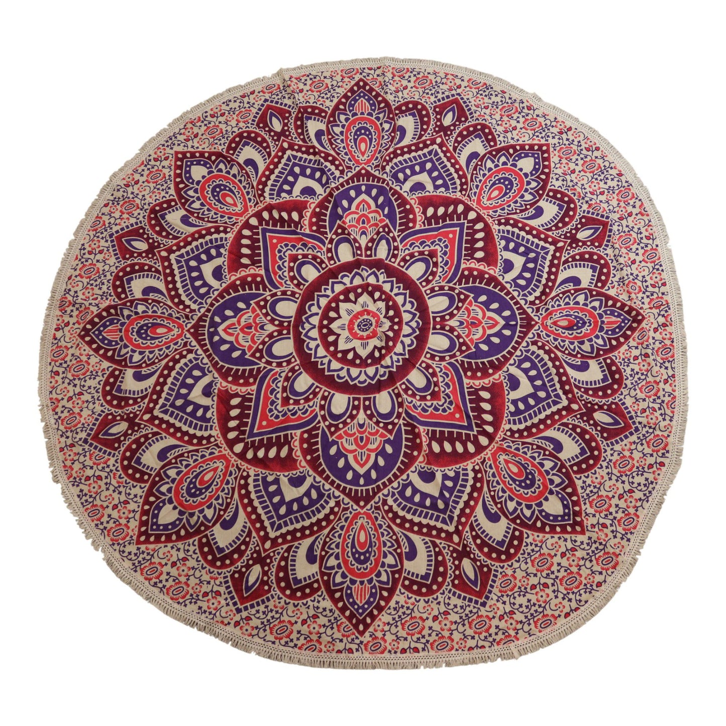 Large Mandala Roundy Art (180cm) - Pink & Purple
