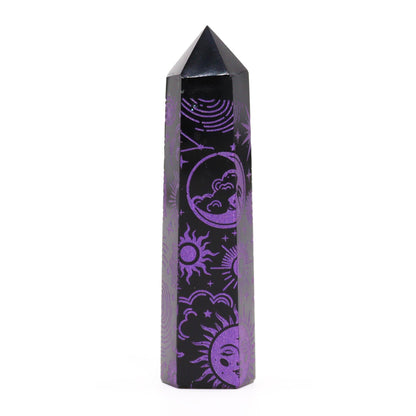 Black Obsidian Point - Mystic Story - Deep Purple | Auro & Co