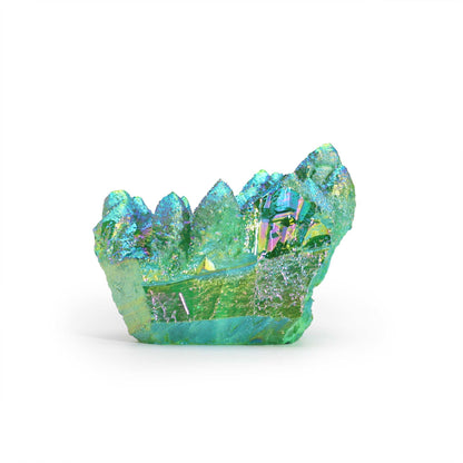 Med Enhanced Quartz - Aura Green Flame Quartz | Auro & Co