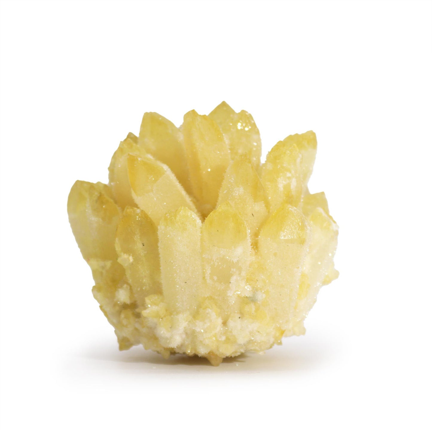 Natural Quartz Cluster - Yellow Ghost Quartz | Auro & Co