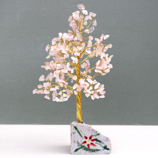 This Indian Gemstone Trees Rose Quartz - 320 Stone