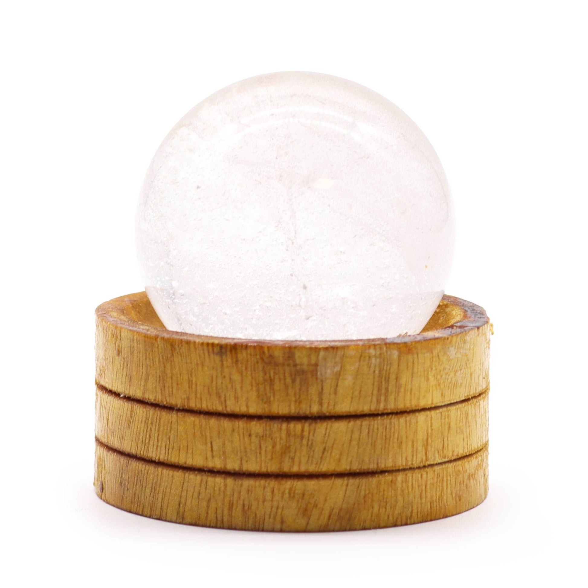 Gemstone Sphere 50mm - Clear Quartz with Stand | Auro & Co