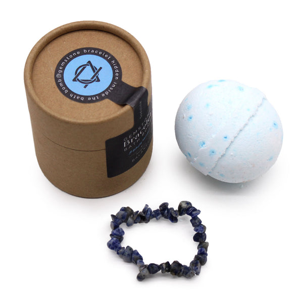 Sodalite Gem Bracelet Bath Bomb | Auro & Co