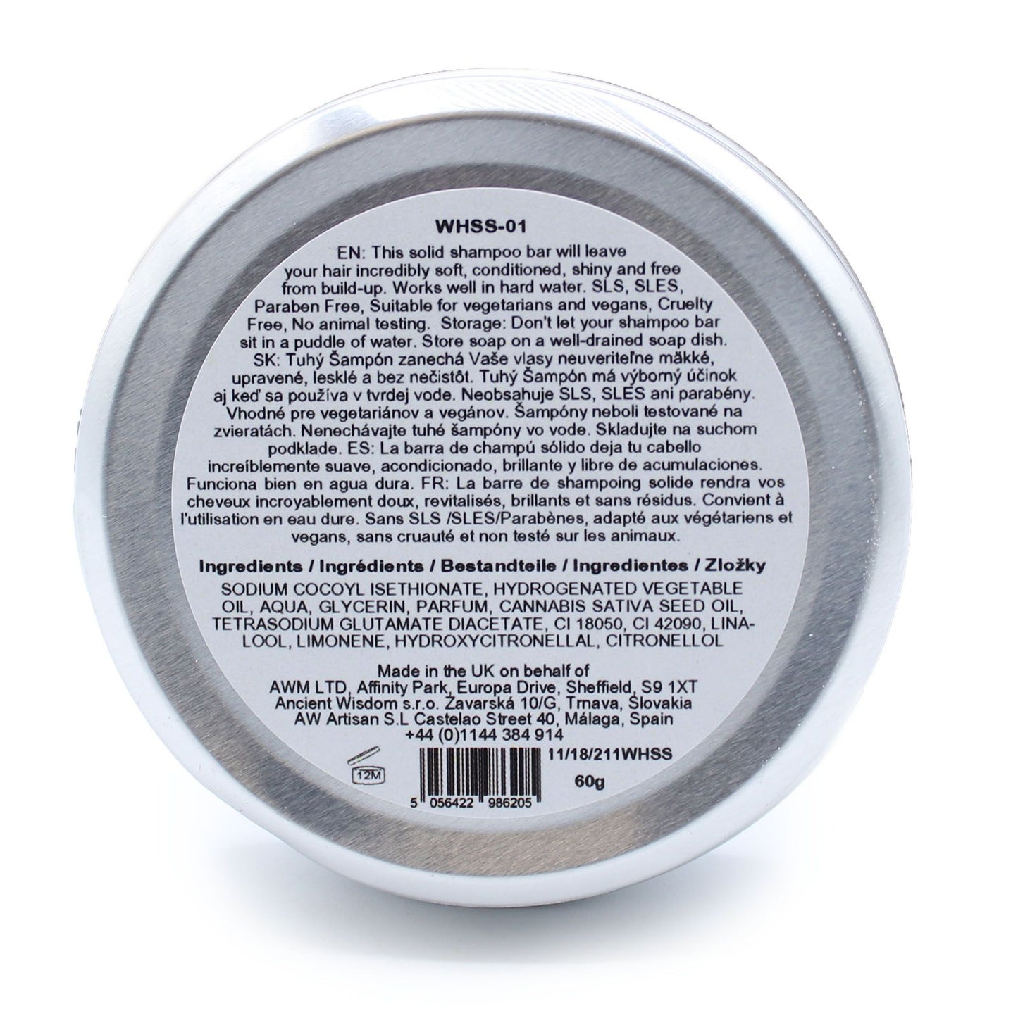 Wild Hare Solid Shampoo 60g - Orchid – detail view