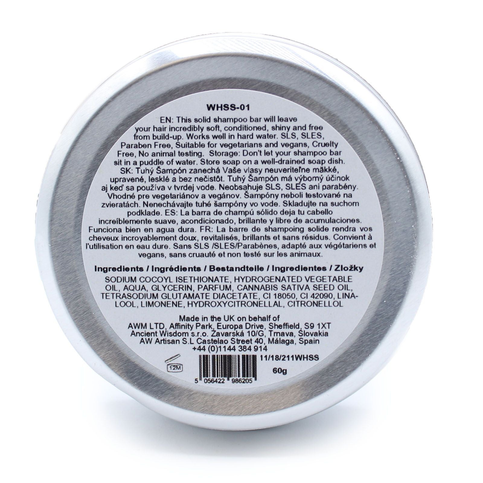 Wild Hare Solid Shampoo 60g - Orchid – detail view
