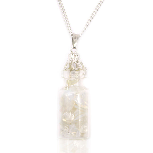 Bottled Gemstones Necklace - Opalite | Auro & Co