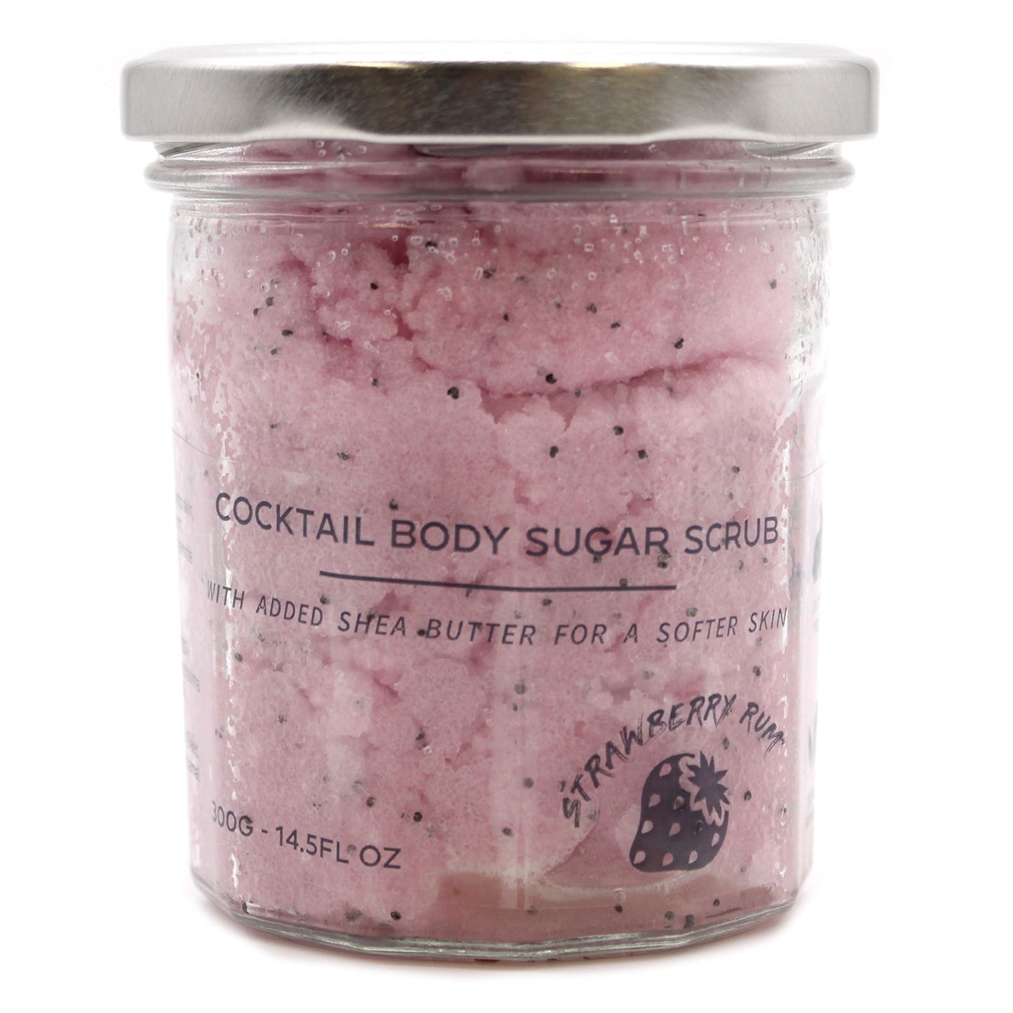 Fragranced Sugar Body Scrub - Strawberry Rum 300g – product image 5