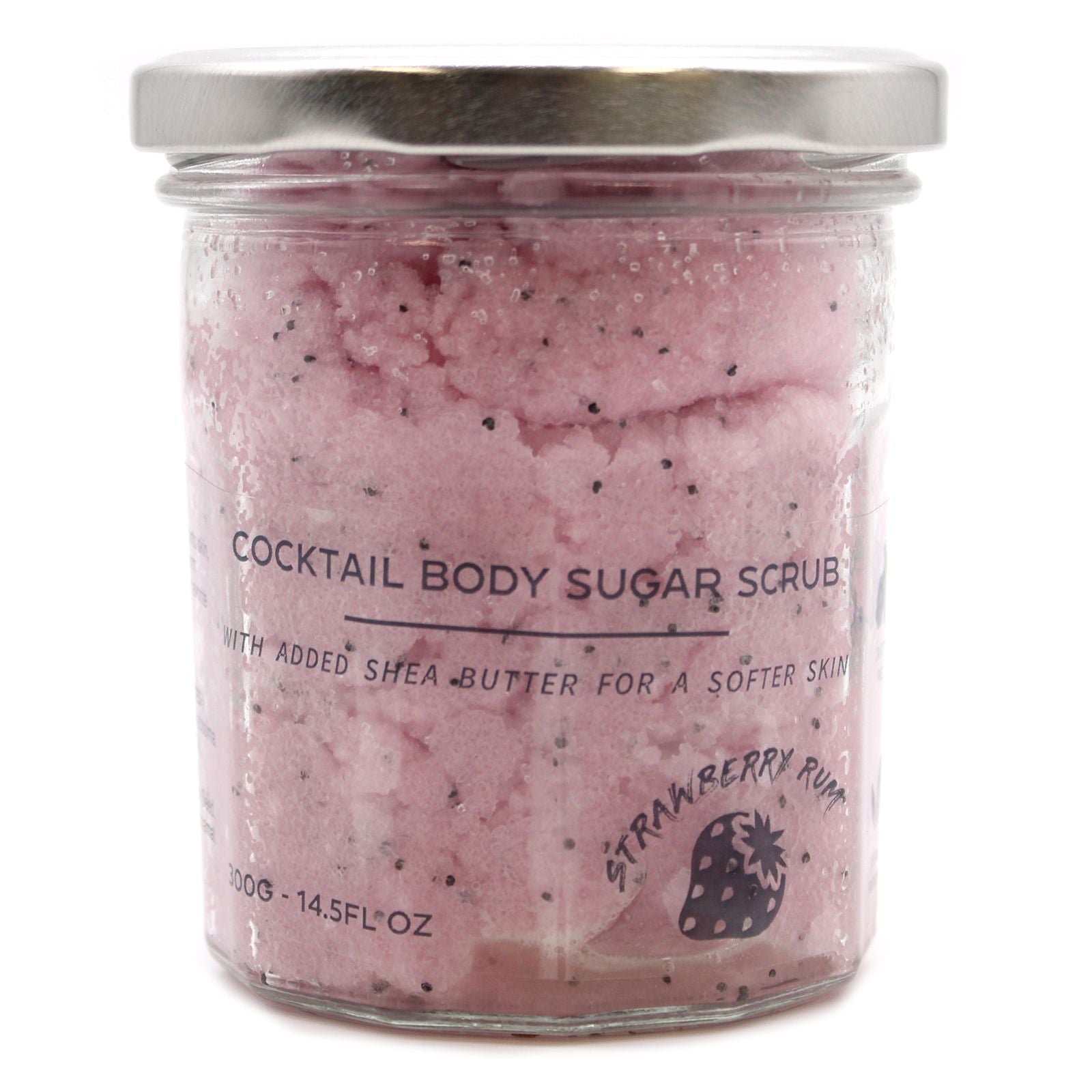 Fragranced Sugar Body Scrub - Strawberry Rum 300g – product image 5