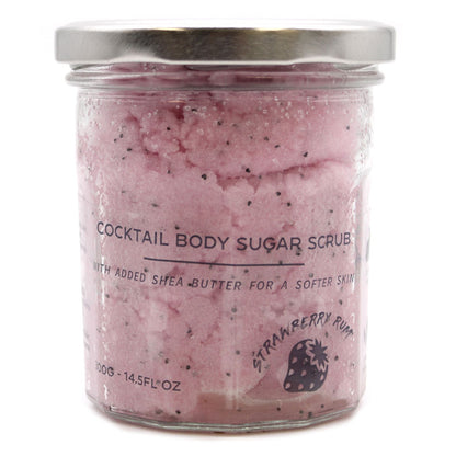Fragranced Sugar Body Scrub - Strawberry Rum 300g – product image 5