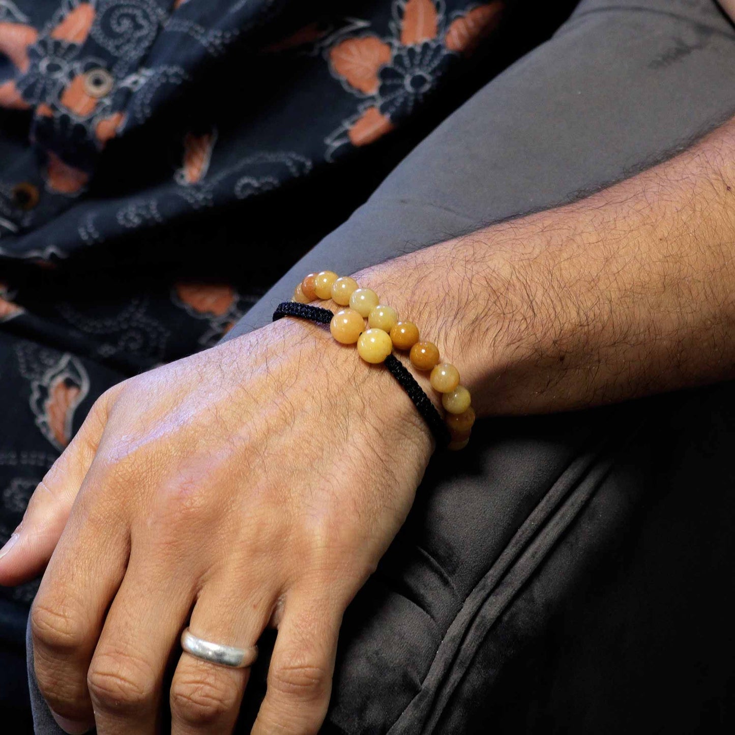 Gemstone Double Power Bracelets- Yellow Aventurine – packaging