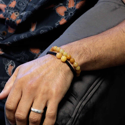 Gemstone Double Power Bracelets- Yellow Aventurine – packaging
