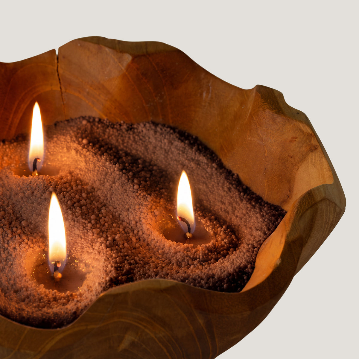 Millionaire Gold Candle Sand - Chocolate Brown, 300g