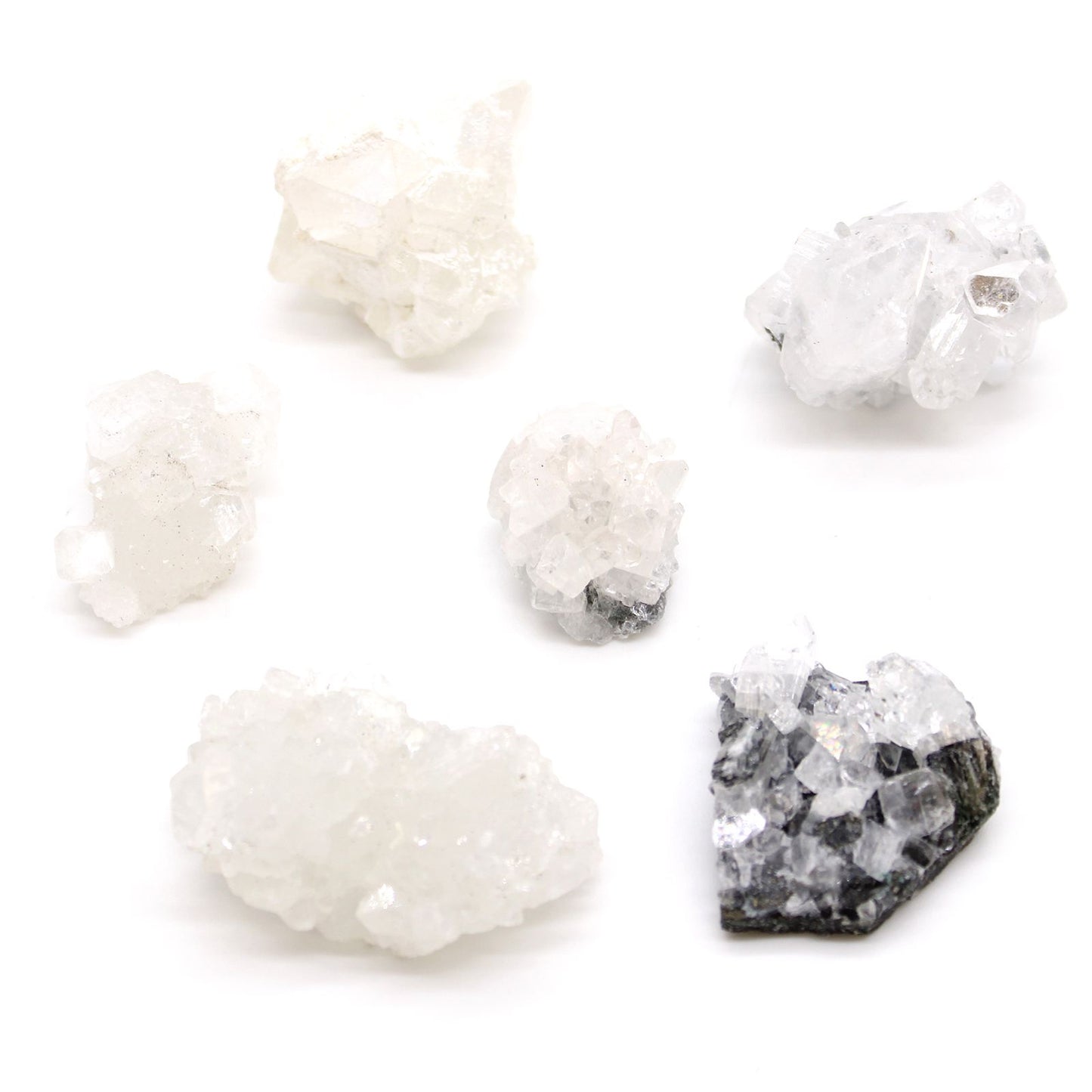 White Apophyllite Clusters 20-30mm | Auro & Co