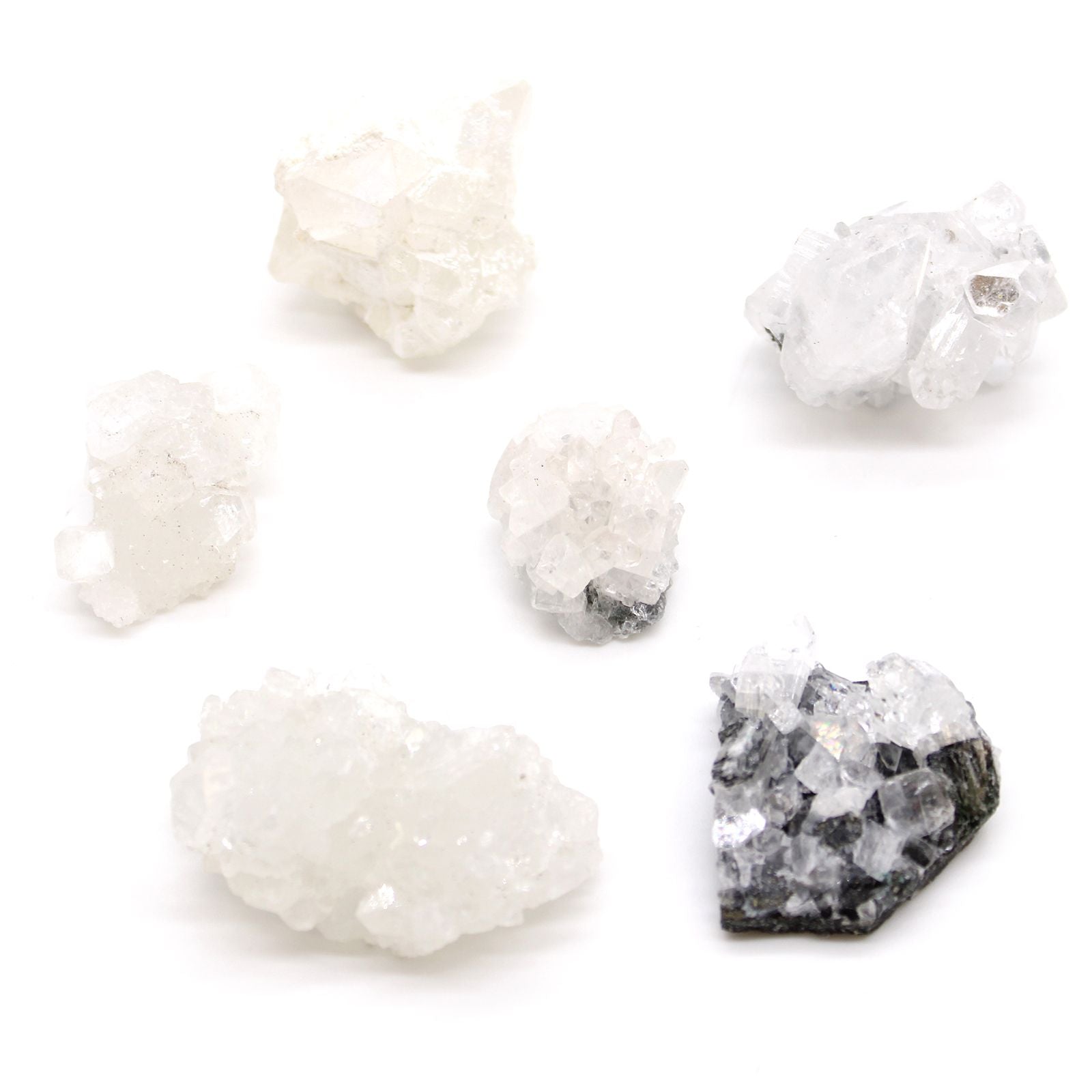 White Apophyllite Clusters 20-30mm | Auro & Co