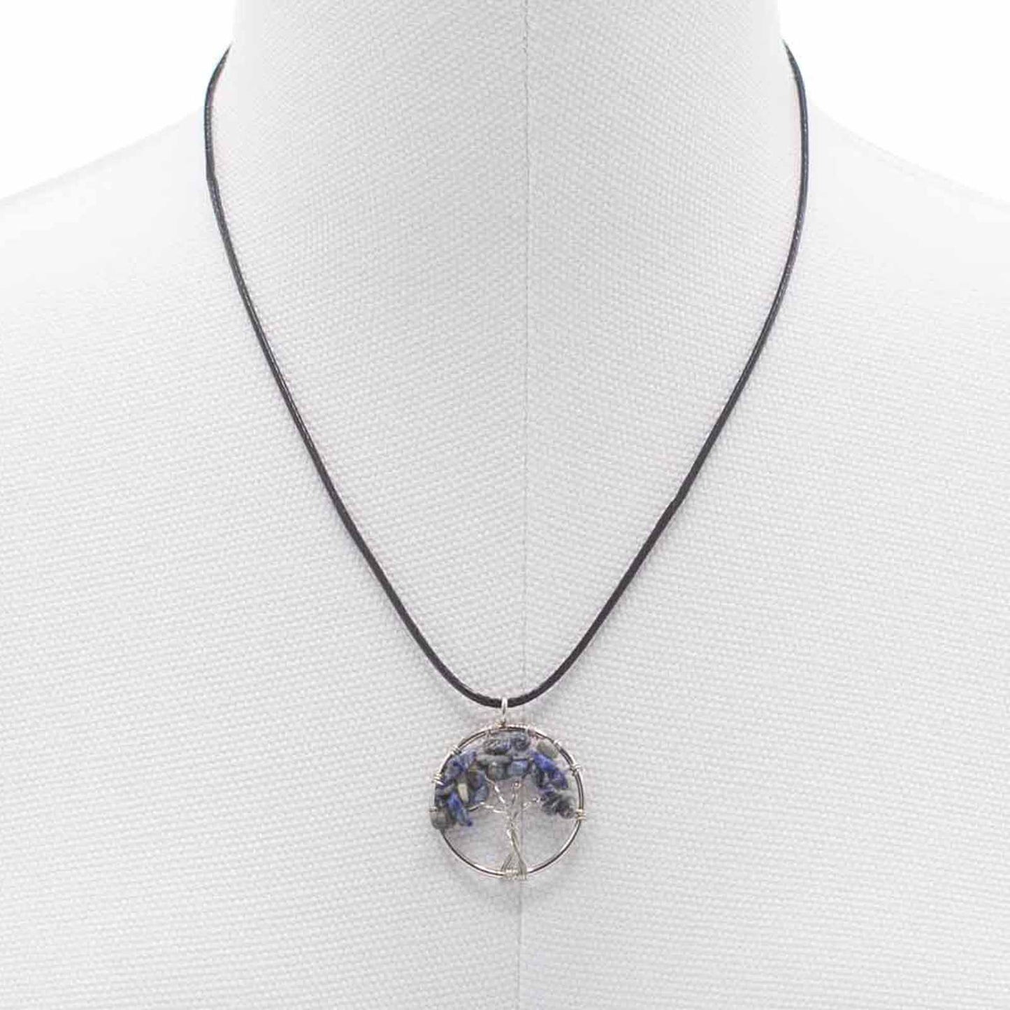 Tree of Life Pendant - Sodalite – detail view