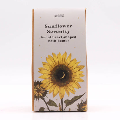 Sunflower Serenity Bath Heart Gift Set | Auro & Co