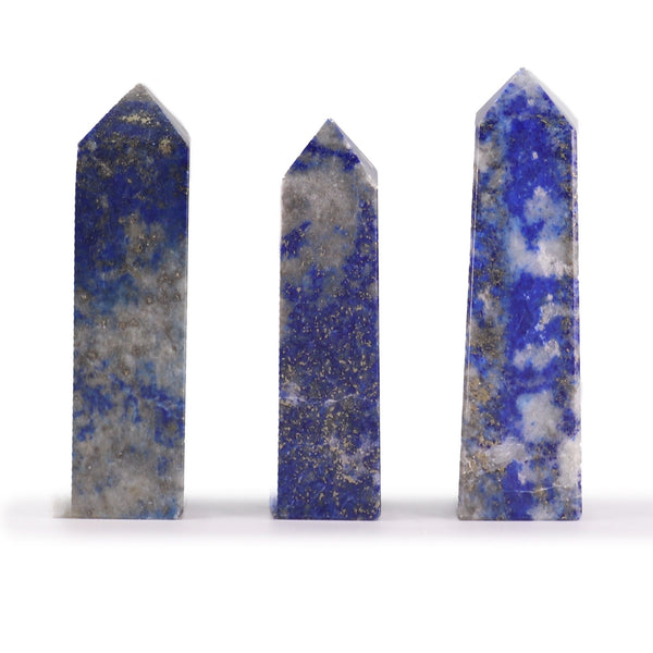 Gemstone Obelisk Point approx 5cm - Afghan Lapis | Auro & Co