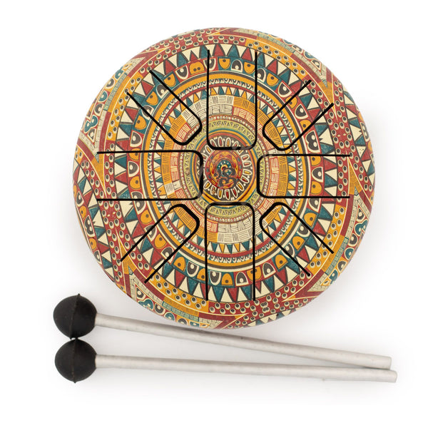 Small Hapi Drum Multi Coloured- 13x9cm | Auro & Co