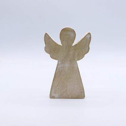 Mango Wood Angel - Whitewash – product image 6