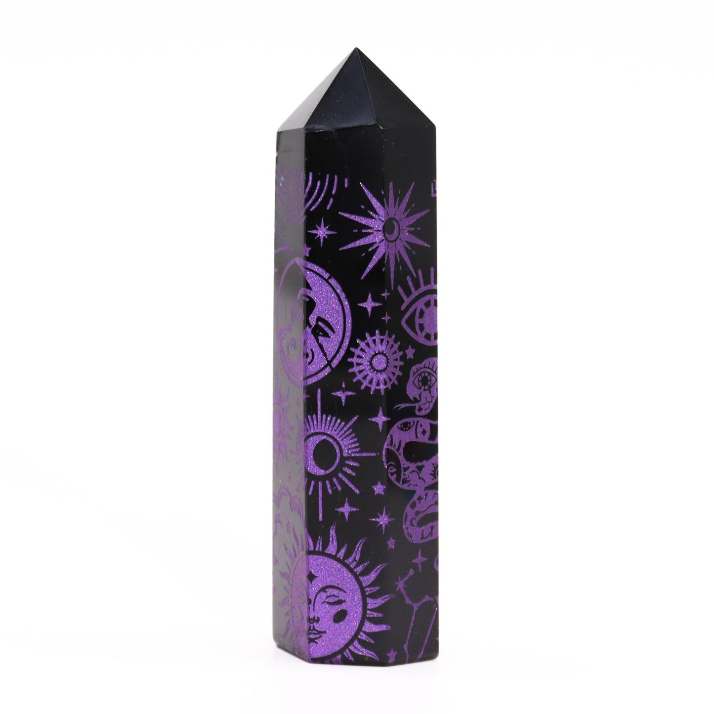 Black Obsidian Point - Mystic Story - Deep Purple – lifestyle shot