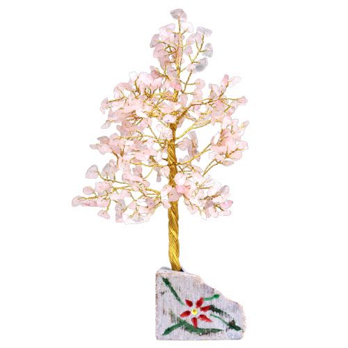 This Indian Gemstone Trees Rose Quartz - 320 Stone