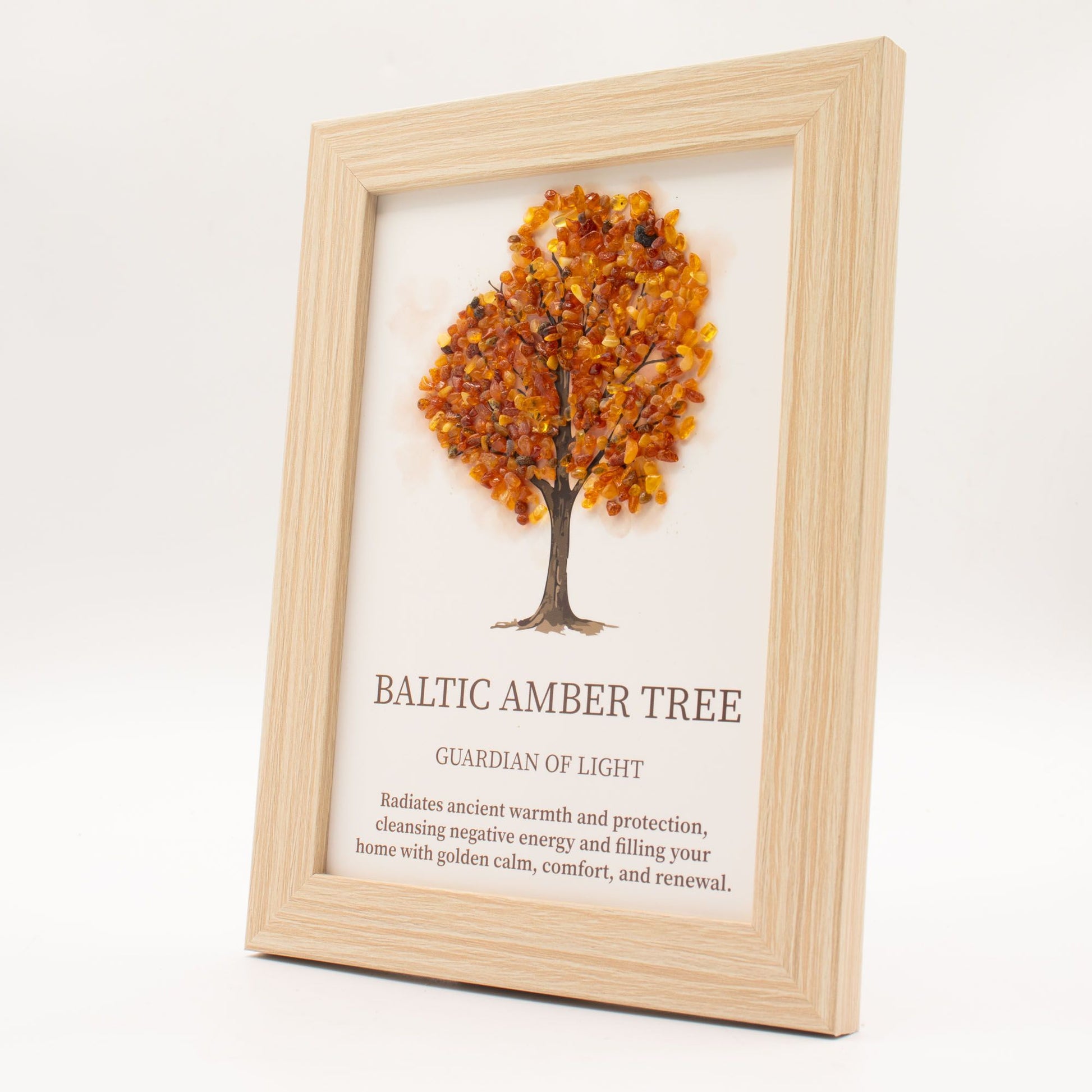 Gemstone Picture - Tree of Life - Baltic Amber (20x14.7x1cm) – lifestyle shot