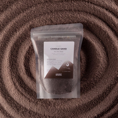 Millionaire Gold Candle Sand - Chocolate Brown, 300g
