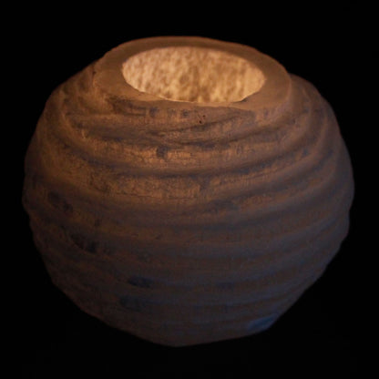Selenite Snowball Candle Holder - 8 cm – packaging